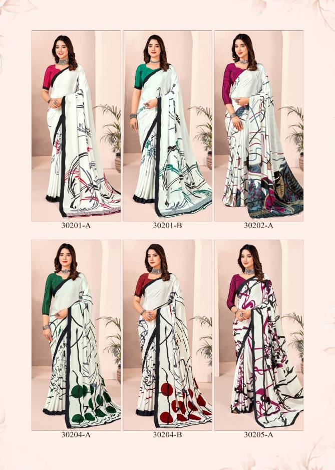 Vivanta Silk 27th Edition By Ruchi Printed Silk Crepe Saree Wholesalers in Delhi